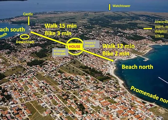 House Between Beaches Дом отдыха Вир